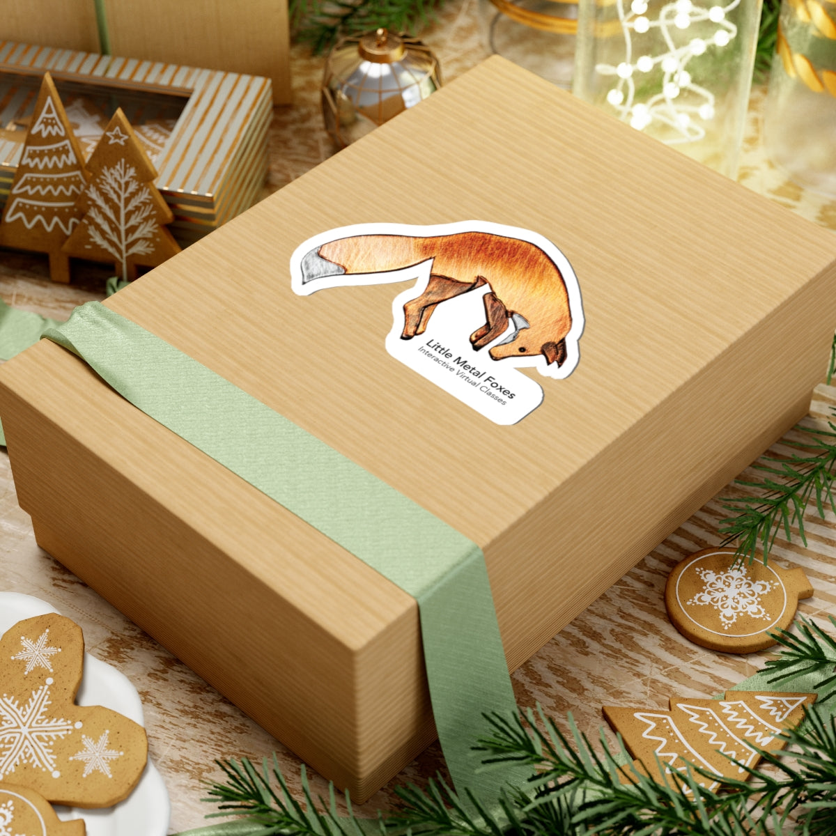 LMF Copper Jumping Fox Stickers