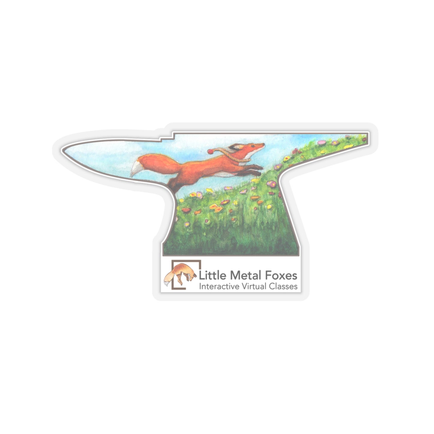 LMF Fox & Anvil Stickers