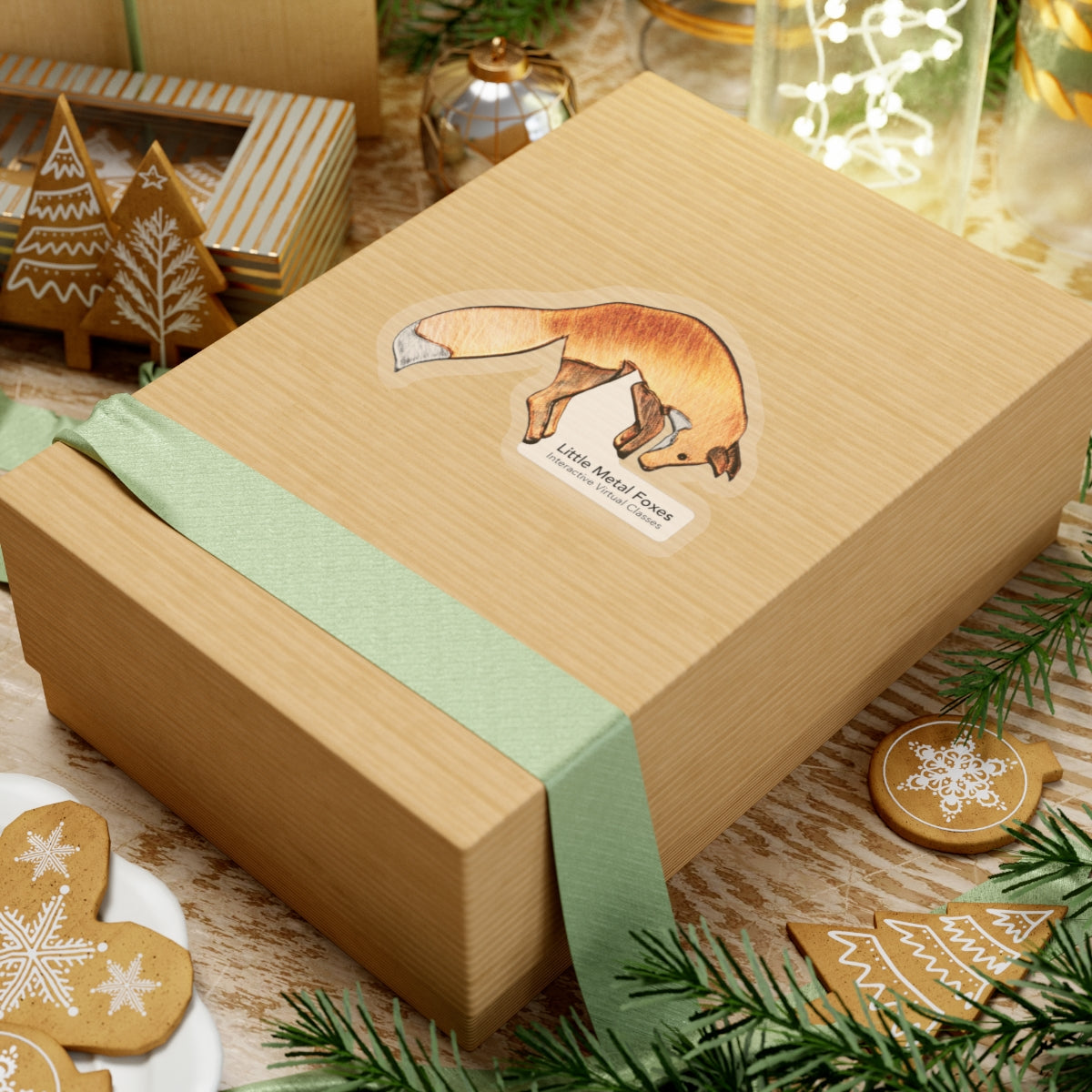 LMF Copper Jumping Fox Stickers