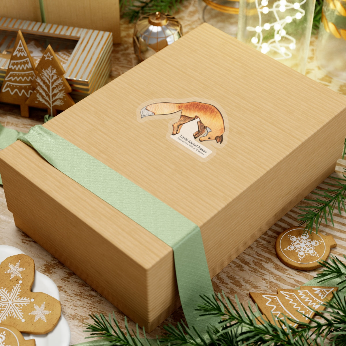 LMF Copper Jumping Fox Stickers