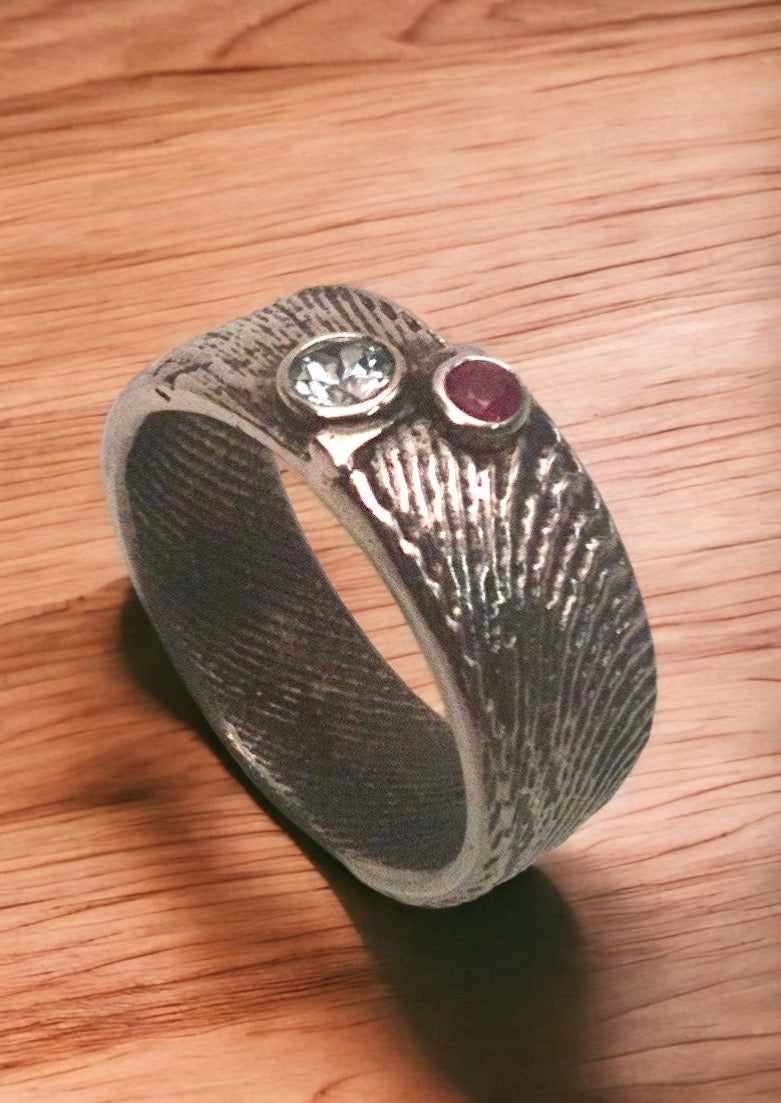 10/28 Cuttlebone Casting for Rings with Stones