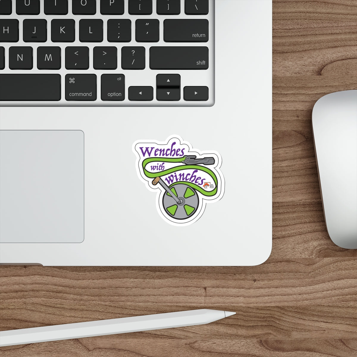 Wenches with Winches Die-Cut Sticker