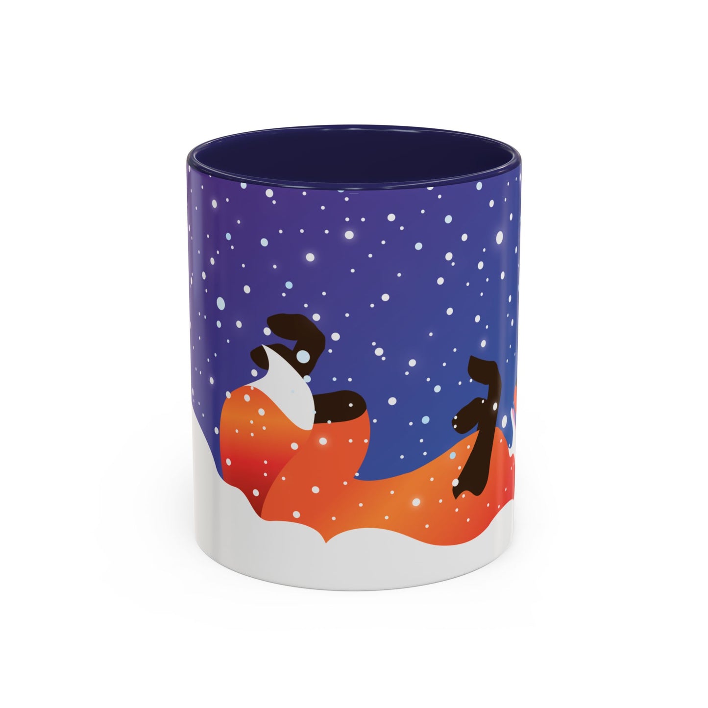 LMF Winter Fox Accent Coffee Mug (11, 15oz)