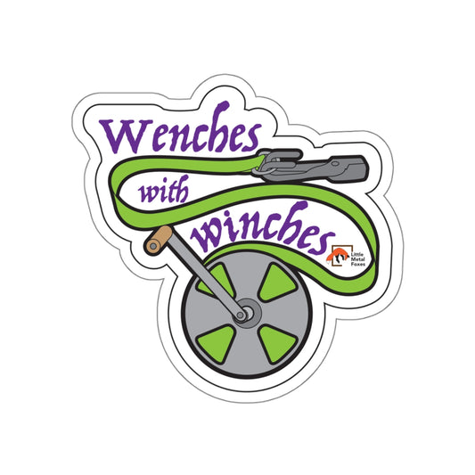 Wenches with Winches Die-Cut Sticker