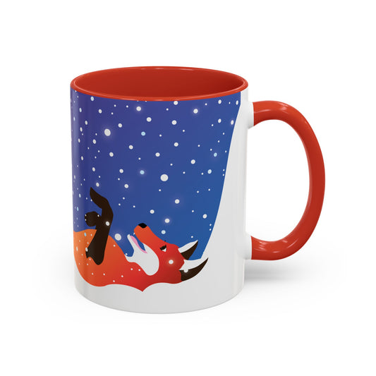 LMF Winter Fox Accent Coffee Mug (11, 15oz)