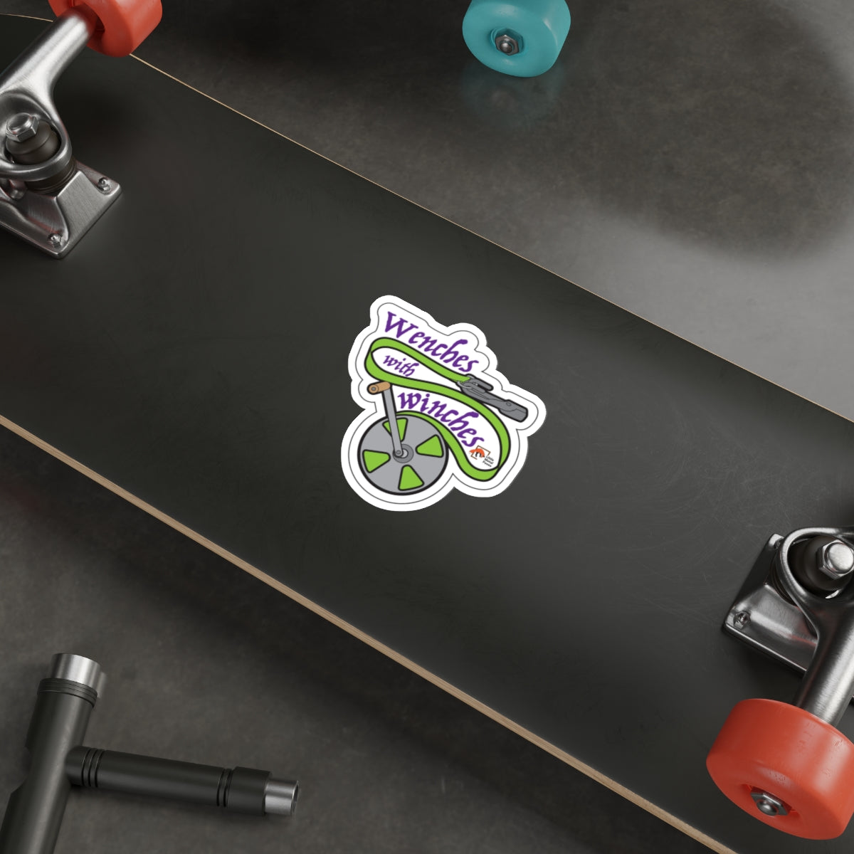 Wenches with Winches Die-Cut Sticker