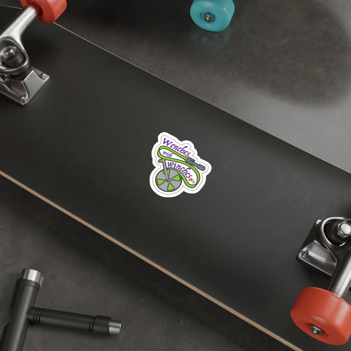Wenches with Winches Die-Cut Sticker