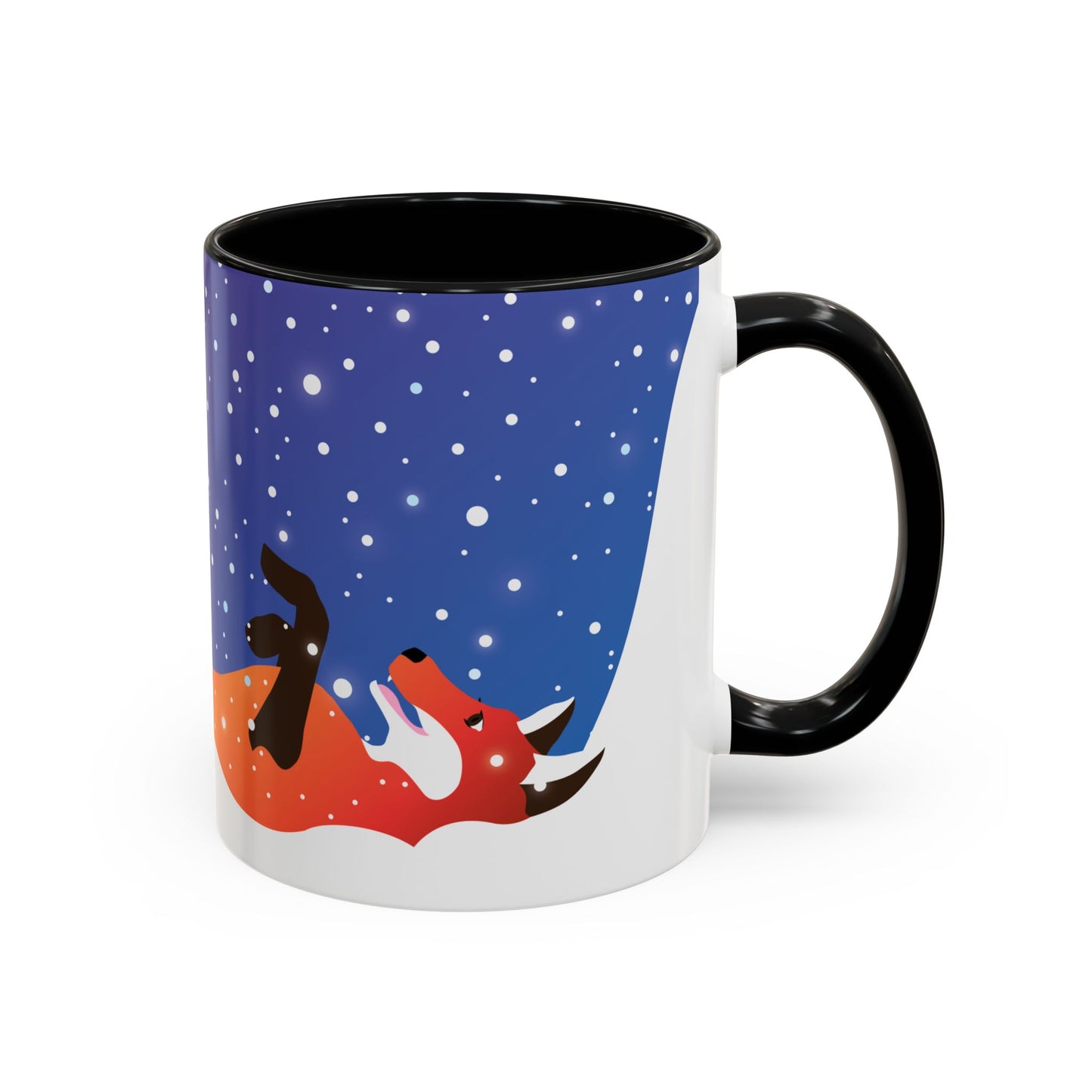 LMF Winter Fox Accent Coffee Mug (11, 15oz)