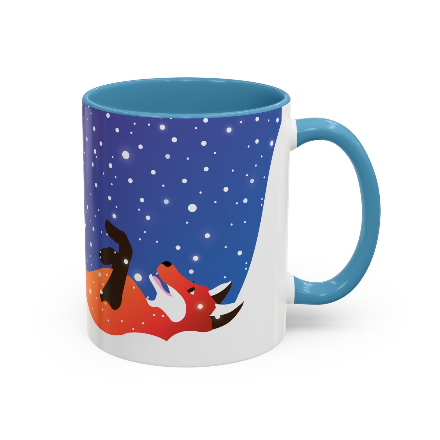 LMF Winter Fox Accent Coffee Mug (11, 15oz)