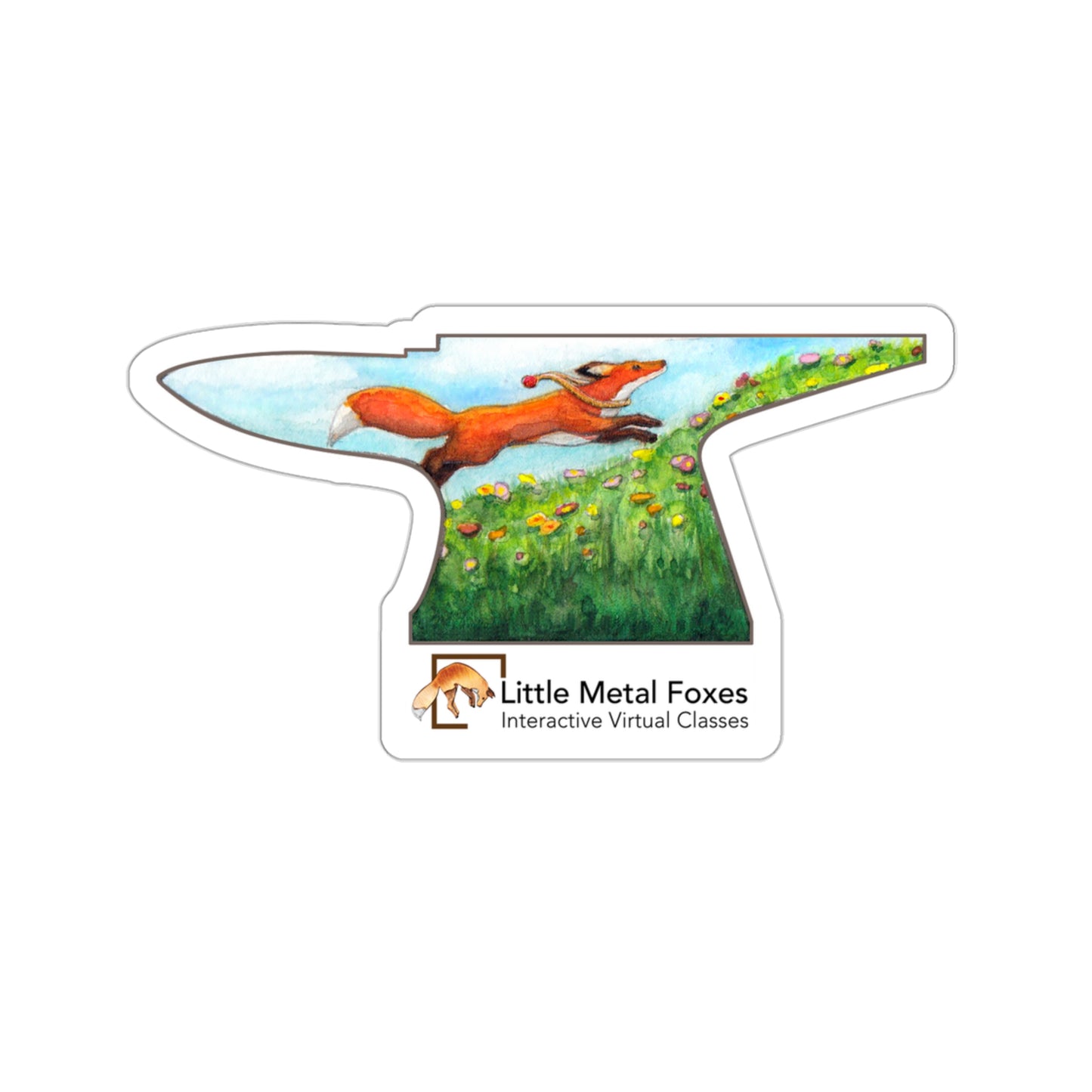 LMF Fox & Anvil Stickers