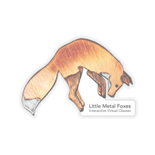 LMF Copper Jumping Fox Stickers