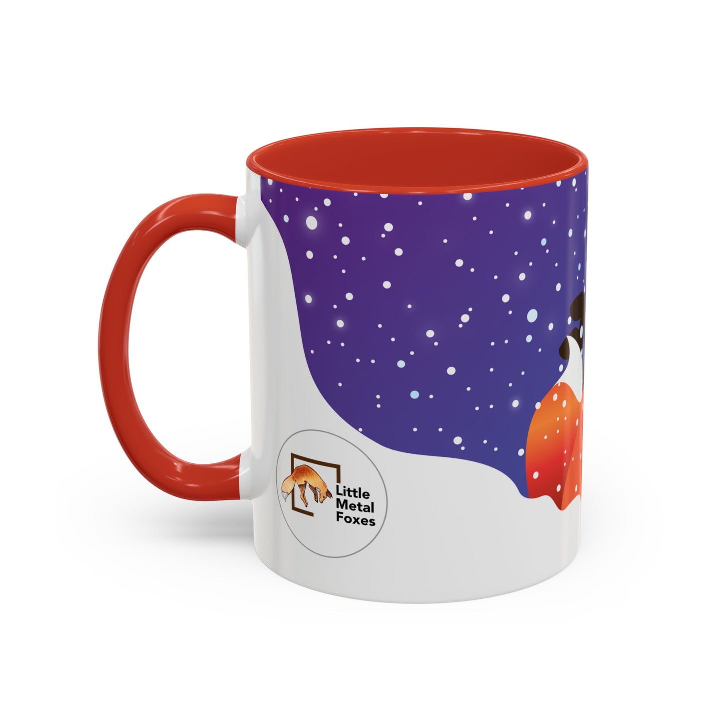 LMF Winter Fox Accent Coffee Mug (11, 15oz)