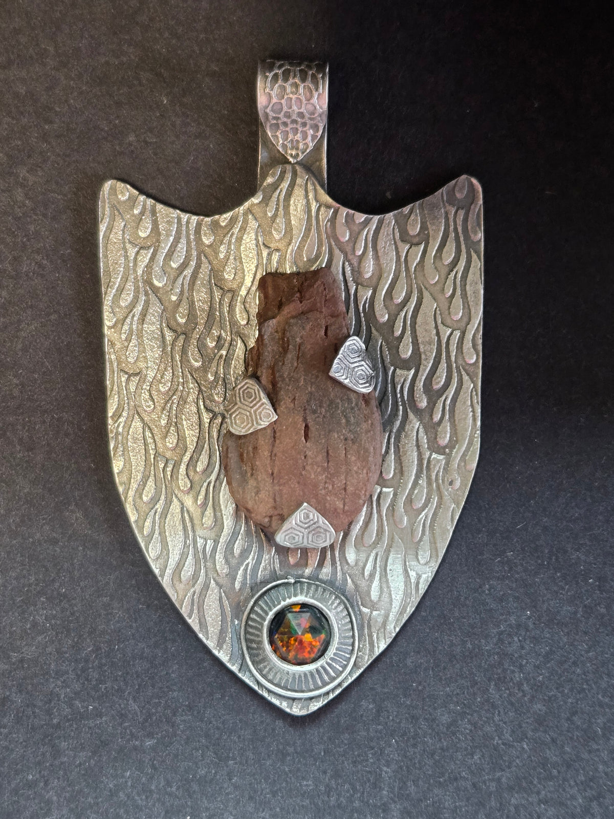 Catching Fire: Fine Silver Pendant with Fire-in-Place Opals in Project X with Michael Marx, October 31, 2026
