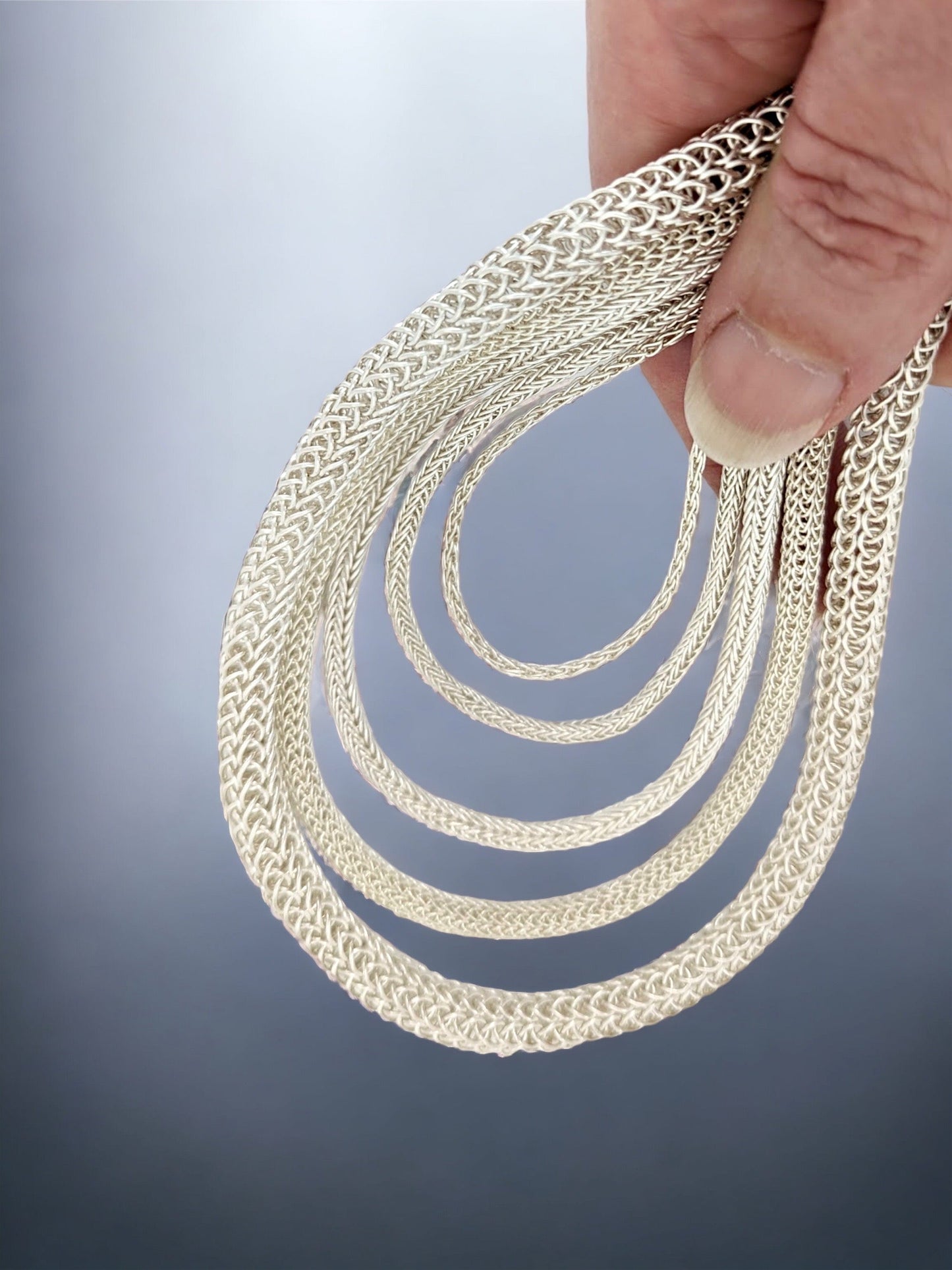 05/19  Cord-Knit for Fine Silver and Gold