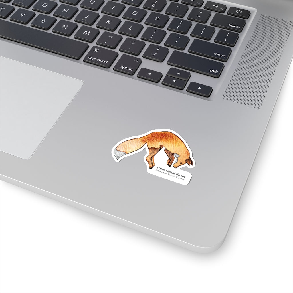 LMF Copper Jumping Fox Stickers